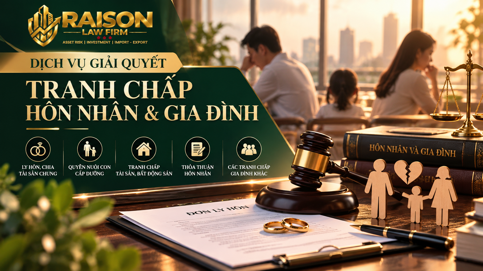 Giải quyết tranh chấp Hôn nhân & Gia đình